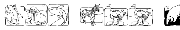 LMS Zoo and Aquarium Life font preview